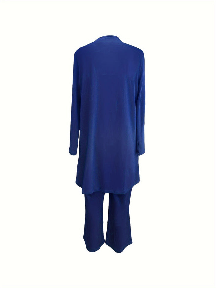 Eveline™ - Chic Enfärgad Tre Delars Set