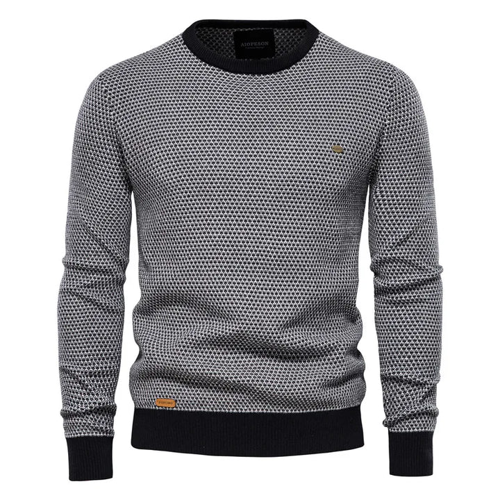 JansenStyle™ Wout | Herrtröja med rutmönster
