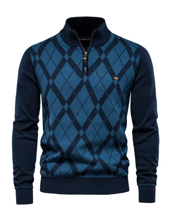 JansenStyle™ Job | Halv-Dragkedja Herrtröja