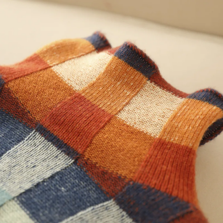 Kate™ - Patchwork Polotröja från Couture