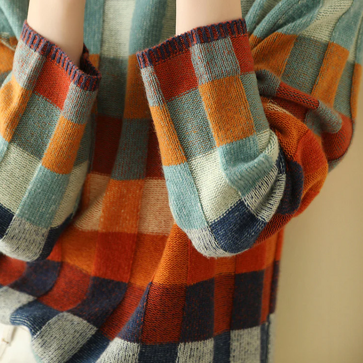 Kate™ - Patchwork Polotröja från Couture
